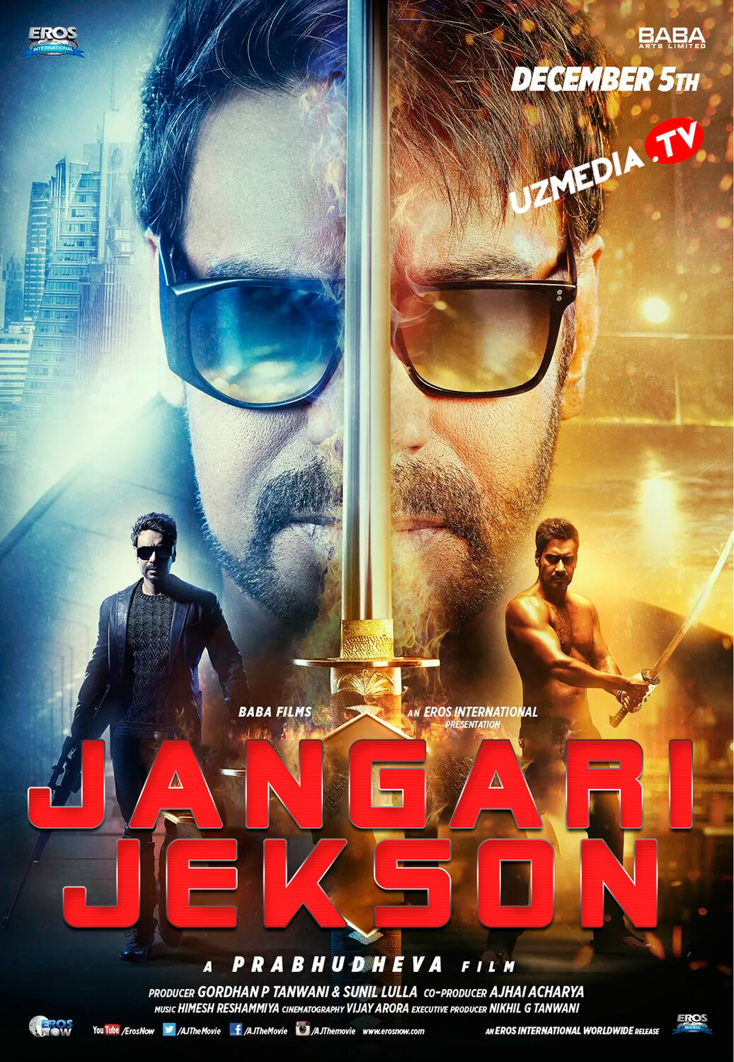 Jangari Jekson / Bunchalar zo'rsan Hind kino Uzbek tilida O'zbekcha 2014 tarjima kino Full HD tas-ix skachat