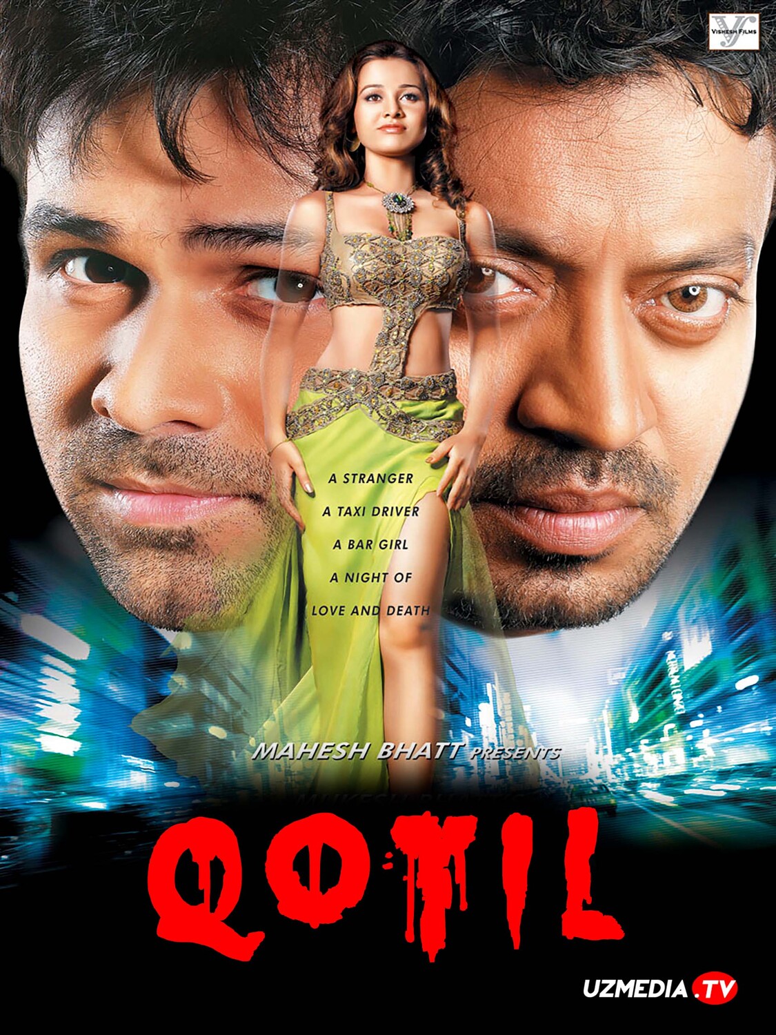 Qotil / Killer / Zaharli kecha Hind kino Uzbek tilida O'zbekcha 2006 tarjima kino Full HD tas-ix skachat