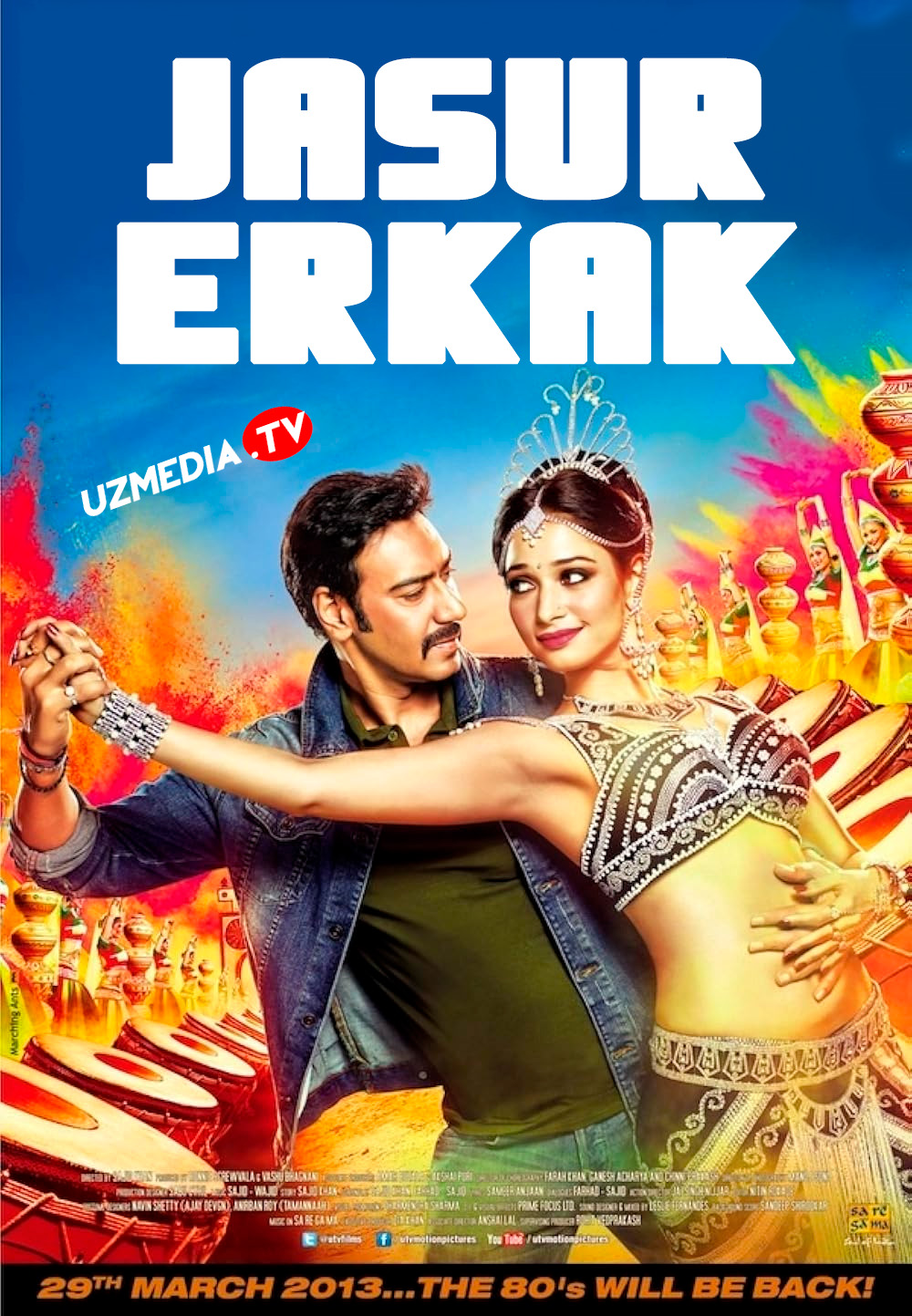 Jasur erkak / Qo'rqmas / Botir / Mard / Jasoratli / Himmatwala Hind kino Uzbek tilida 2013 Full HD sifatli yuklash