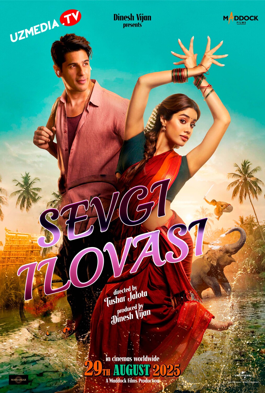 Sevgi ilovasi / Param va Sundari Hind kino Uzbek tilida O'zbekcha 2025 tarjima kino Full HD tas-ix skachat