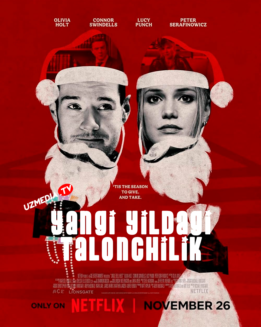 Yangi yildagi talonchilik / Rojdestvodagi o'g'rilik Premyera Uzbek tilida O'zbekcha 2025 tarjima kino Full HD tas-ix skachat