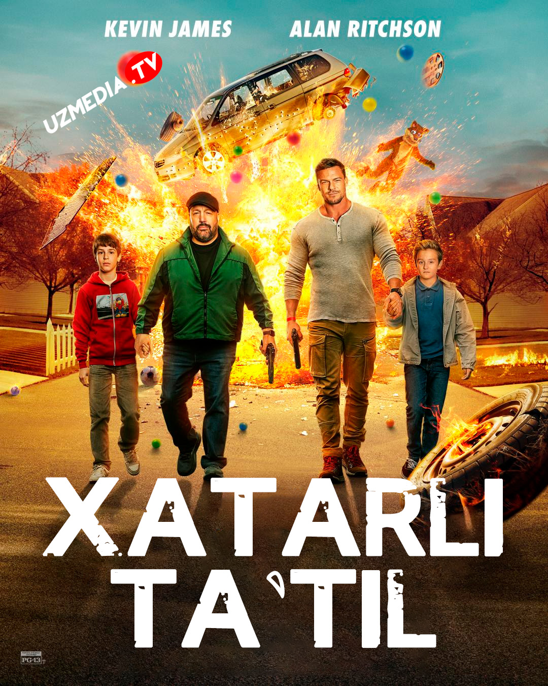 Xatarli ta'til / O'yin sanasi / Qaltis shanba Premyera Uzbek tilida O'zbekcha 2025 tarjima kino Full HD tas-ix skachat