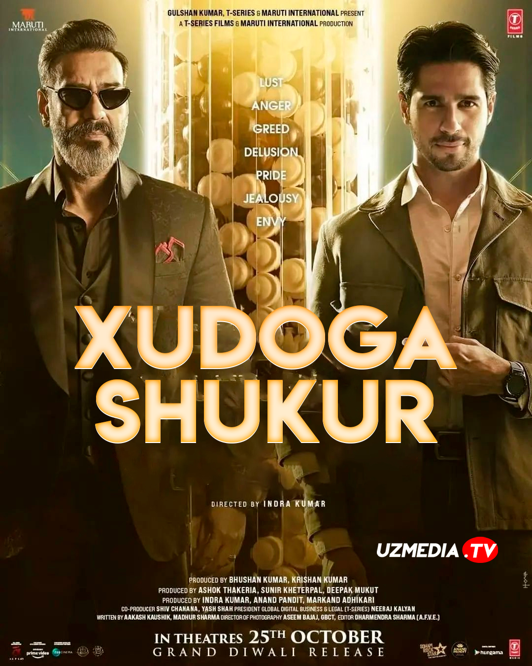Xudoga shukur / Shukronalik Hind kino Uzbek tilida O'zbekcha 2022 tarjima kino Full HD tas-ix skachat