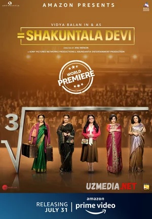 Shakuntala Devi: Kiberhonim / Kompyuter odam Hind kino Premyera 2020 Uzbek tilida O'zbekcha tarjima kino HD tas-ix skachat