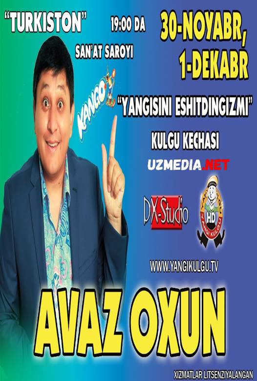 Avaz Oxun - Yangisini eshitdingizmi nomli konsert dasturi 2014 Full HD tas-ix skachat