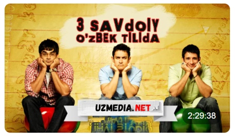 3 Savdoiy / Uch savdoyi (hind kino o'zbek tilida) HD