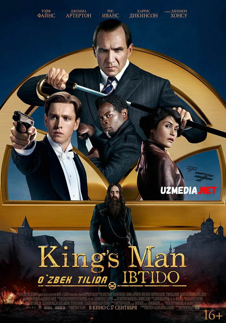 Kingsman 3: Ibtido / Kingsman 3: Muqaddima / Kingsmen 3 Uzbek tilida O'zbekcha 2022 tarjima kino Full HD skachat