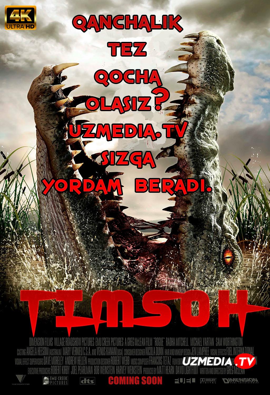 Timsoh / Timsox Avstraliya filmi Uzbek tilida O'zbekcha 2006 tarjima kino 4K UHD skachat