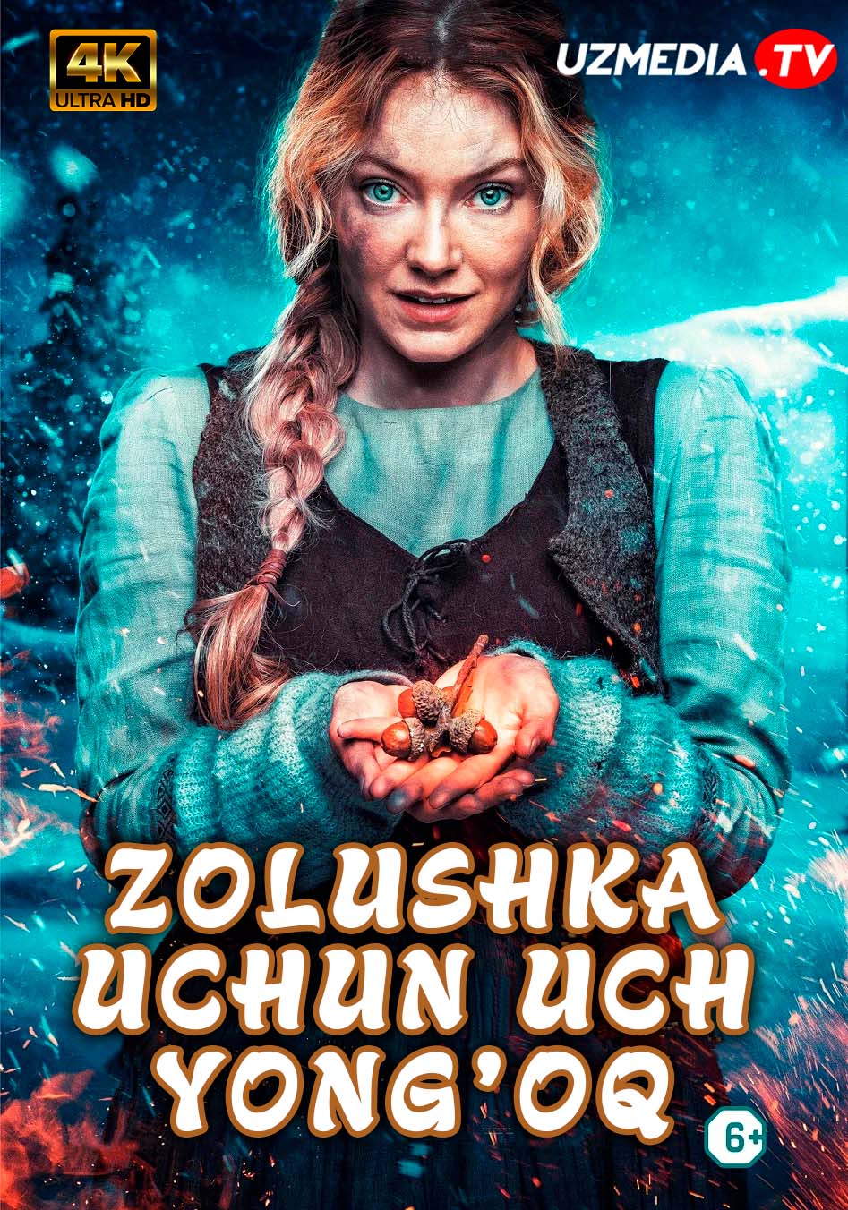 Sinderella / Zolushka uchun uch yong'oq Norvegiya filmi Uzbek tilida O'zbekcha 2022 tarjima kino 4K UHD skachat
