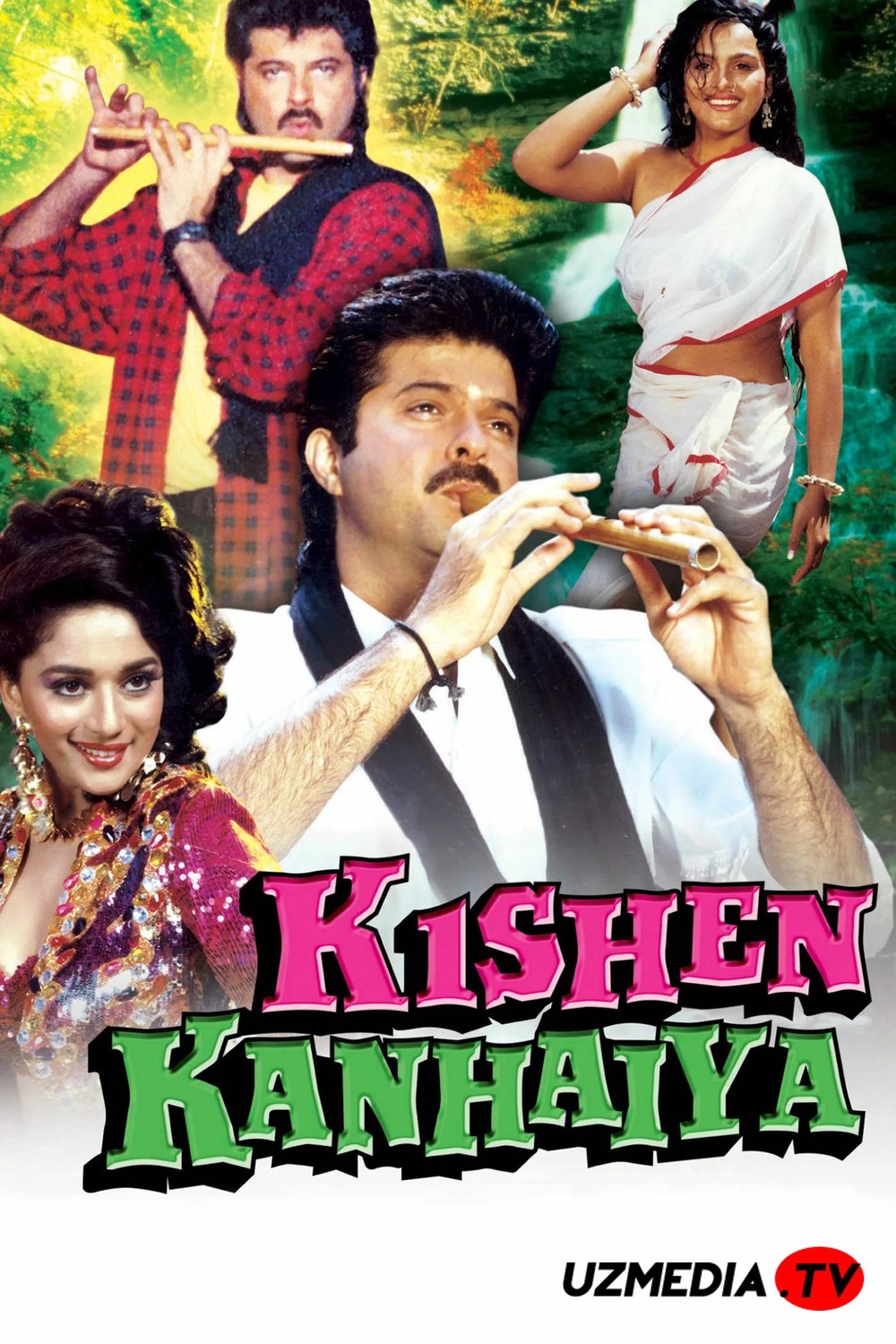 Kishan va Kanxaiya / Kishen Kanhaiya Hind retro filmi Uzbek tilida O'zbekcha 1990 tarjima kino Full HD skachat