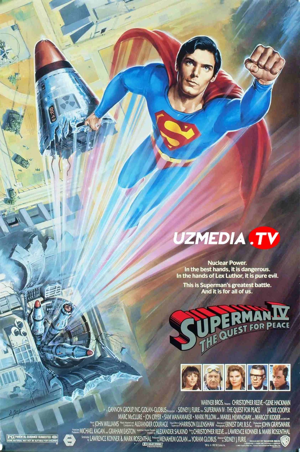 Supermen 4: Dunyoni izlab AQSh retro filmi Uzbek tilida O'zbekcha 1987 tarjima kino Full HD skachat