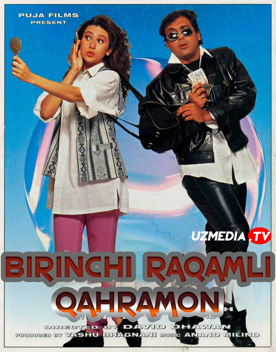 Birinchi raqamli qahramon / Qaxramon №1 Hind retro filmi Uzbek tilida O'zbekcha 1997 tarjima kino Full HD skachat