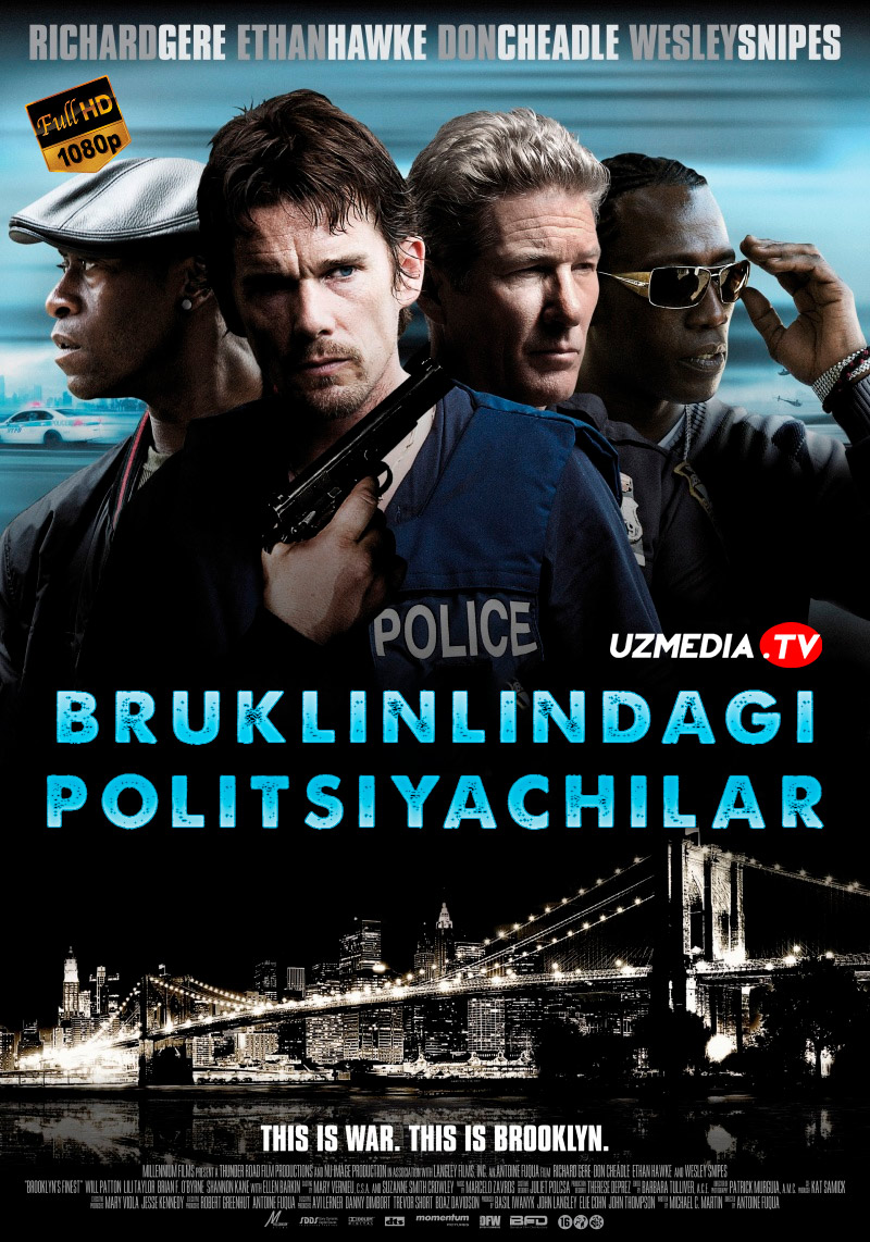 Bruklindagi politsiyachilar / Bryuklin politsiyasi Uzbek tilida O'zbekcha 2009 tarjima kino Full HD skachat