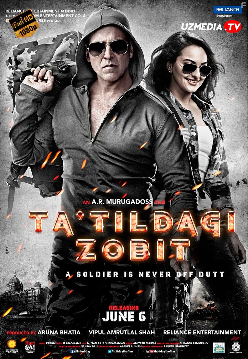Ta'tildagi zobit / Tatildagi zobid / Soldat / Bayram Hind kino Uzbek tilida O'zbekcha 2014 tarjima kino Full HD skachat
