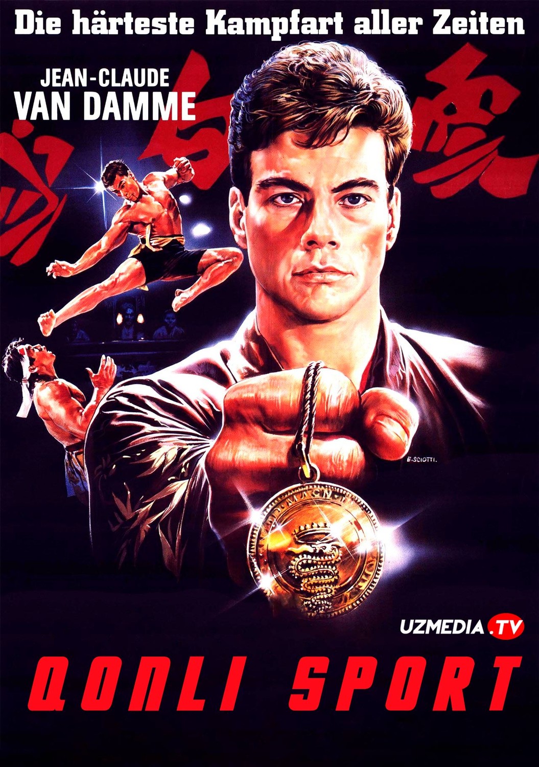 Qonli sport 1 Van-Dam ishtirokida Uzbek tilida O'zbekcha 1988 tarjima kino Full HD skachat