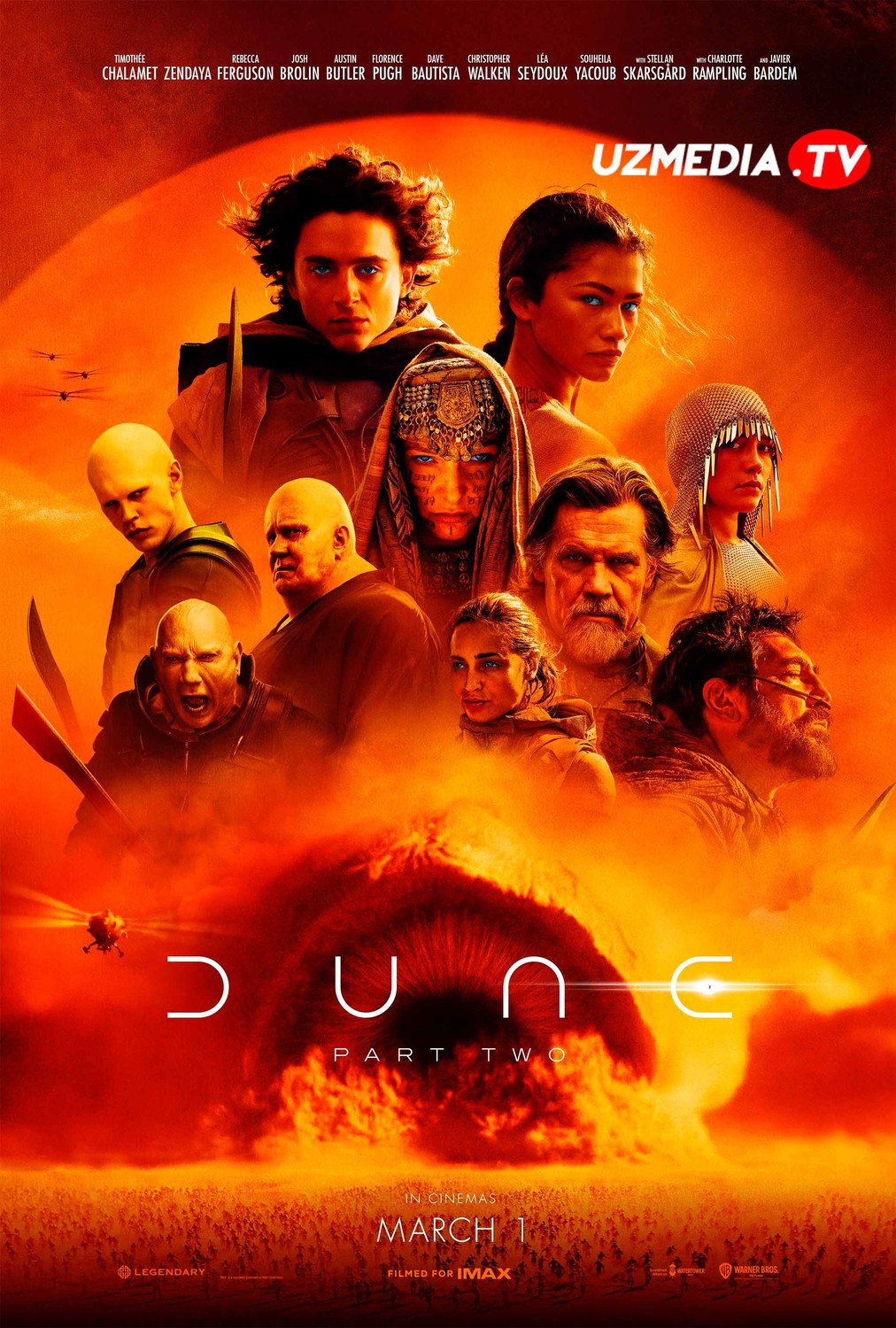 Duna 2 / Dyuna 2 Xorijiy tilda Chet-tilida Xorijiy zarubej 2024 tarjima kino Full HD skachat