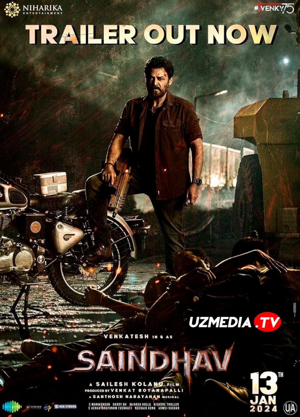 Saindhav / Saindxav Hind kino Uzbek tilida O'zbekcha 2024 tarjima kino Full HD skachat