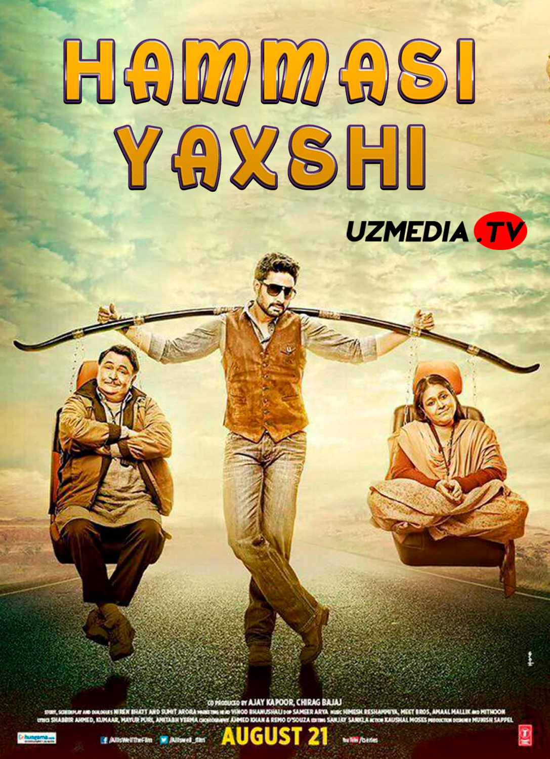 Hammasi yaxshi / Xammasi yaxshi / Hammasi joyida / Omadsiz oila Hind kino Uzbek tilida 2015 O'zbekcha tarjima kino Full HD tas-ix skachat