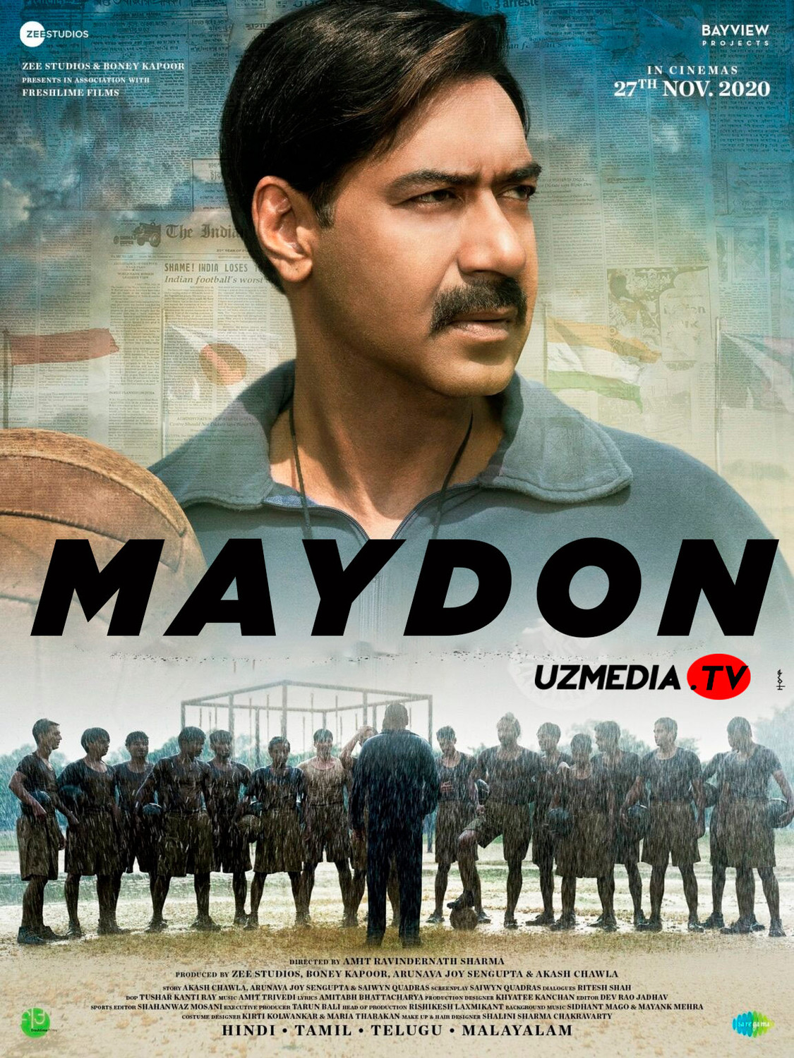 Maydon / Futbol maydoni Hind kino Uzbek tilida O'zbekcha 2024 tarjima kino Full HD tas-ix skachat