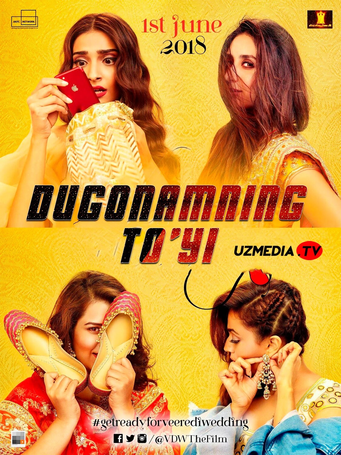 Dugonamning to'yi Premyera Hind kino Uzbek tilida O'zbekcha 2018 tarjima kino Full HD tas-ix skachat